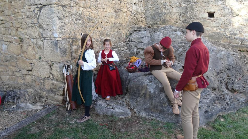Au Pied Du Chateau - 5 A 11 Personnes - Baignade-Canoe-Piste Cyclable A 100 M Castelnaud La Chapelle Exterior foto