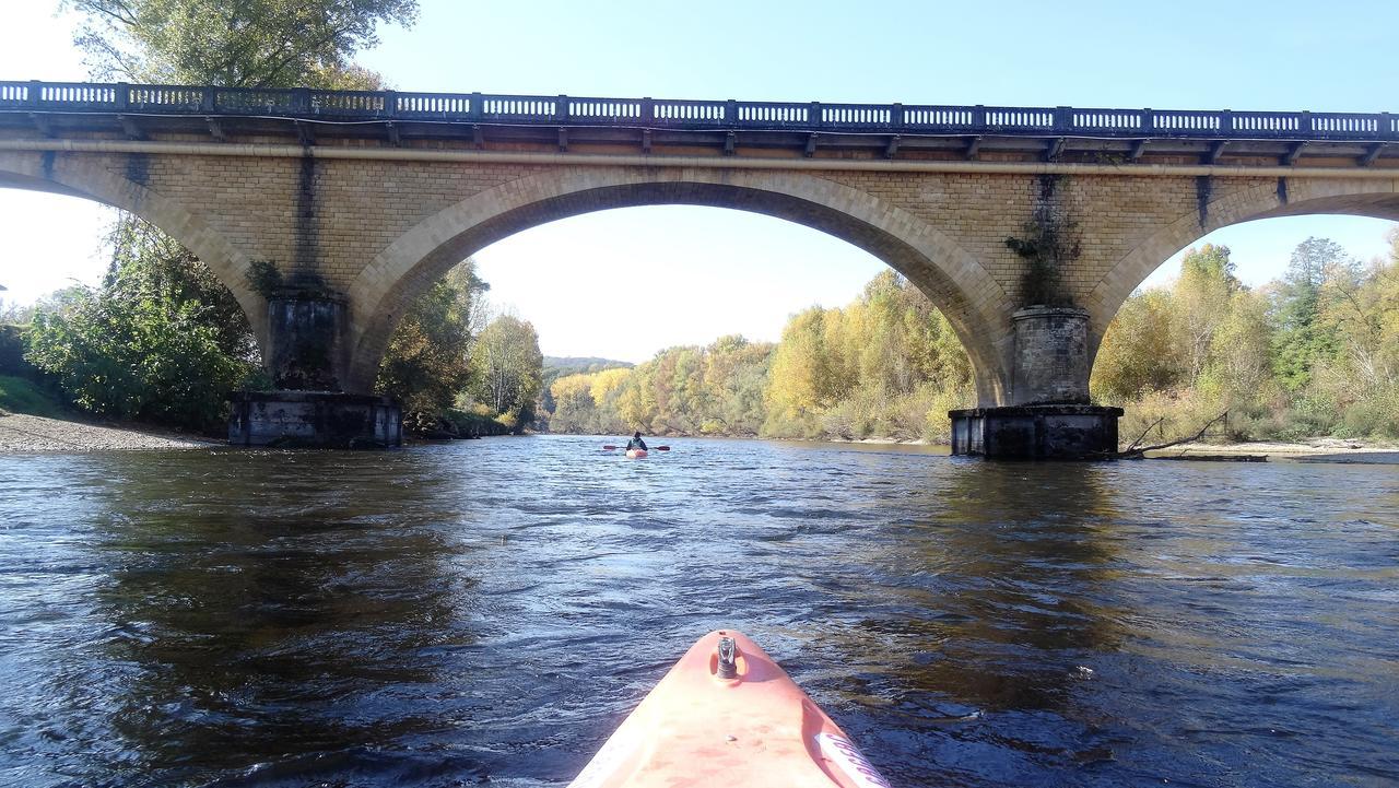 Au Pied Du Chateau - 5 A 11 Personnes - Baignade-Canoe-Piste Cyclable A 100 M Castelnaud La Chapelle Exterior foto